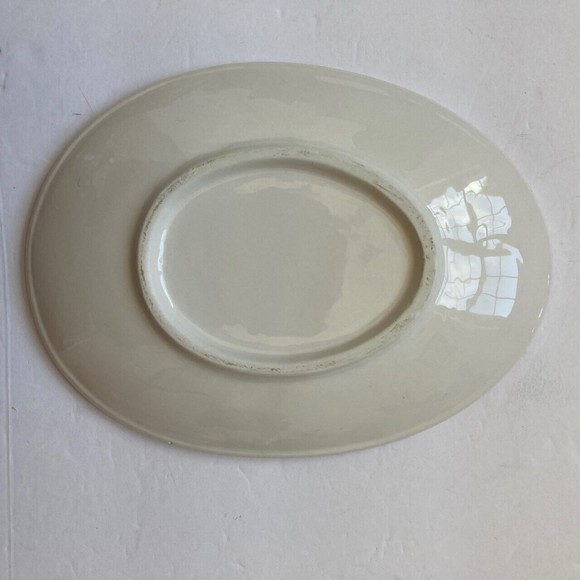 5 Easter Egg Shaped Dishes Floral Pastel Spring Holiday Candy Small Plate 9x6 in - Picture 6 of 12